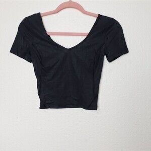 Lululemon black align tee size 6